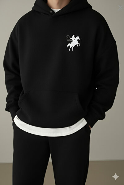 NİCE Running Horse Printed Sweatshirt
