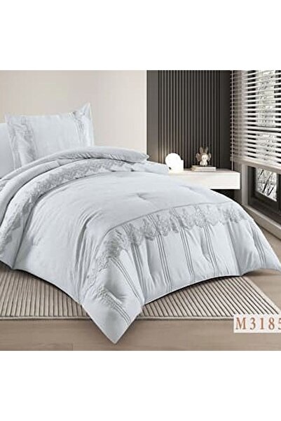 Reiashn Rival Light Gray Embossed Lace Summer Single and a Half Bedspread