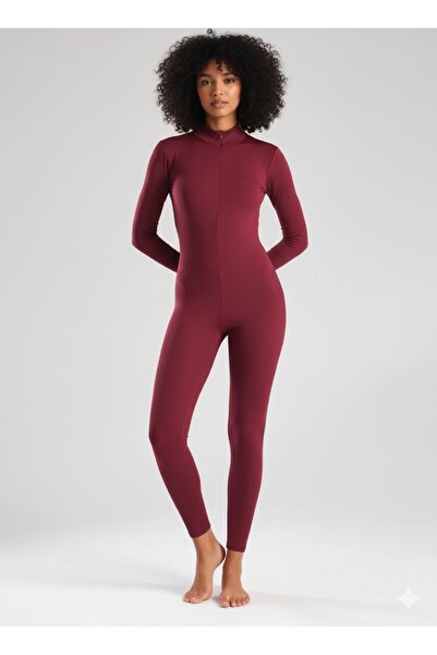 MAİMODA Tesettür Mayo Yüzücü Parmak Geçirmeli Tulum