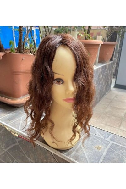 Gerçek Efsane Koyu küllü kumral tepelik gerçek saç