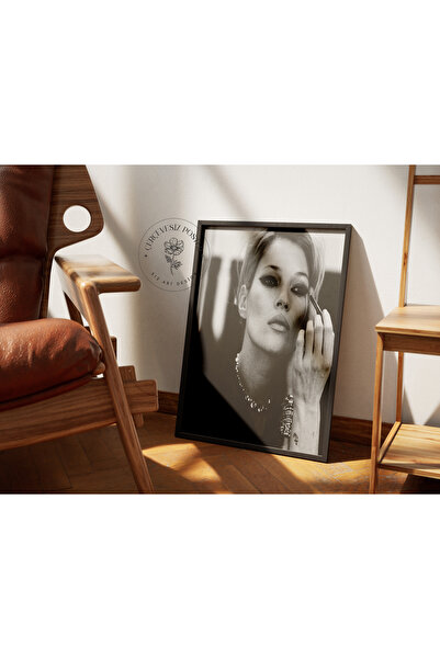512 STORE Estetik Kate Moss Seri Vintage Model Çerçevesiz Kuşe Kağıt Poster E...