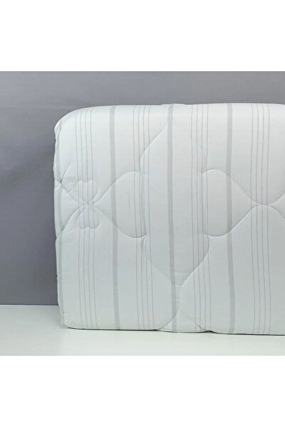 Reiashn Hotel-style striped summer bedspread, gray color, single and a half size