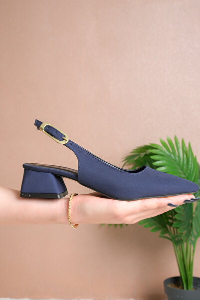 ALEARDO ALEARDİ Pointed Toe Zara Material Strappy Buckle Detailed Women's Sho...