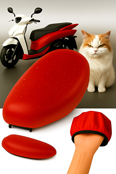 lawrenceshop غطاء مقعد دراجة نارية من الجلد من بريستو Pr125، غطاء مقعد مقاوم للماء