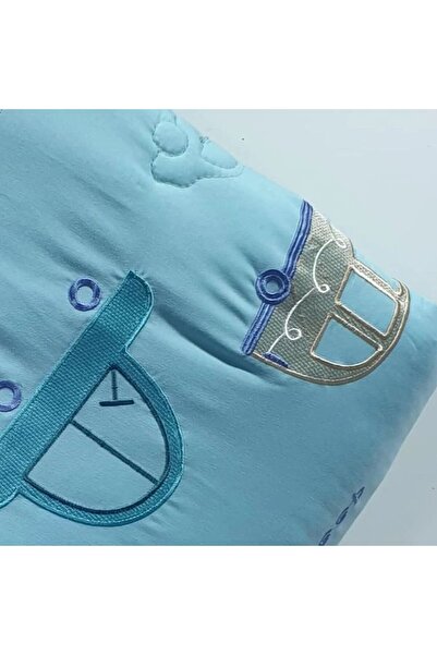 Reiashn Curry baby blanket with sky-blue summer dividers