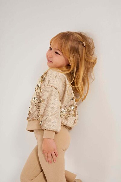 Pinkitokids طقم سترة مطرزة و واسع الأرجل بنطلونات ضيقة