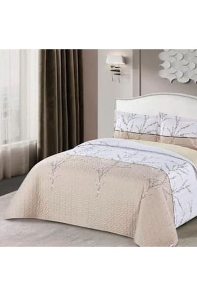 Reiashn Floria compressed bedspread, beige winter color, single and a half size