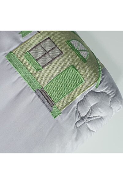 Reiashn House baby bedding set with summer dividers, gray