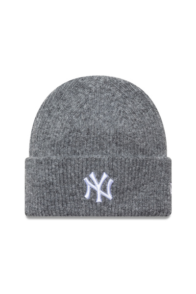 NEW ERA 60580753 WMNS WIDE CUFF BEANIE NEYY Gri Kadın Şapka