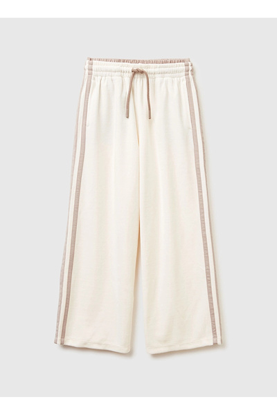 Benetton United Colors of Ekru Kız Çocuk Sweatpant 3UAPCF06T
