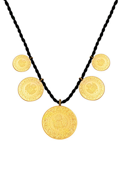 Bilezikci 1 Tam - 2 Yarım - 2 Çeyrek Altınlı 5 i Bir Yerde Kolye