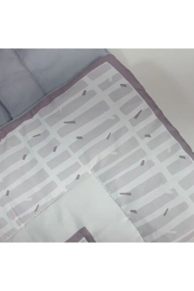 Reiashn Gray baby crib with summer dividers