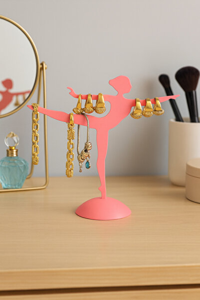 Ossa Balerin Tasarımlı Dekoratif Takı Standı – Şık Organizer (20 cm)