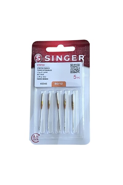 choice2 Version2045 No.12 Durable 5pcs/Set Household Sewing Machine Needles 2045# Needles for Strech Fabrics