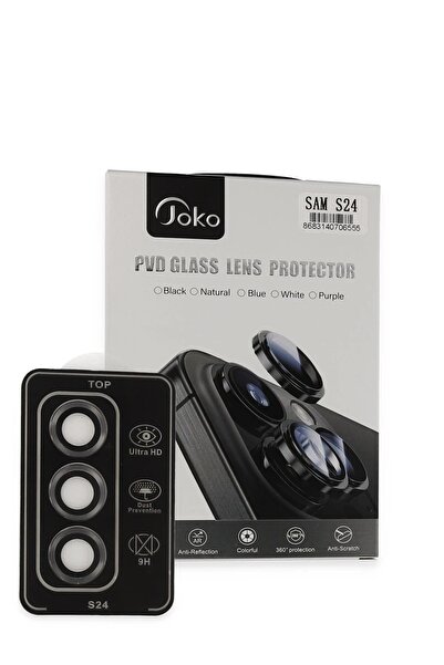 NexGen عدسة كاميرا سامسونج جالاكسي S24 معدنية مطلية بتقنية PVD - رمادي تيتاني...