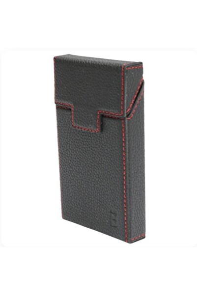Lider Gift Black leather case for cigarette pack