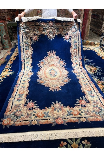 RD RAMAZAN DAĞ EL HALI SANATI El Dokuma Kabartmalı Çin Halısı Birinci Sınıf K...