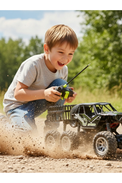 OEM RC Off-Road Vehicle 6x6, Dimensions 48×18×25 cm, Radio Control and Articulated Suspension