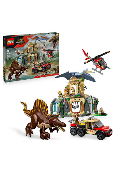 LEGO Misiune aeriana cu Spinosaurus si Quetzalcoatlus