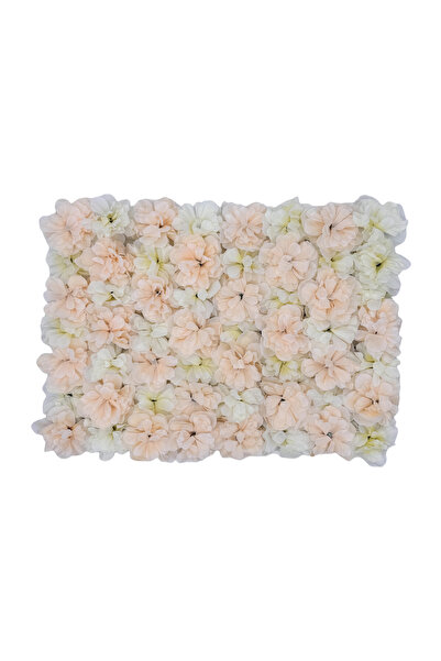 Ruyidecor Panou artificial florii culoare crem 60x40