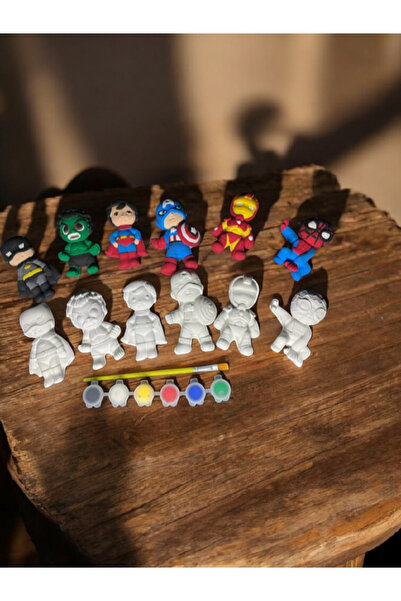 PESA PeSaPe Taş Boyama Süper Kahramanlar (Taş vernik hediyeli)