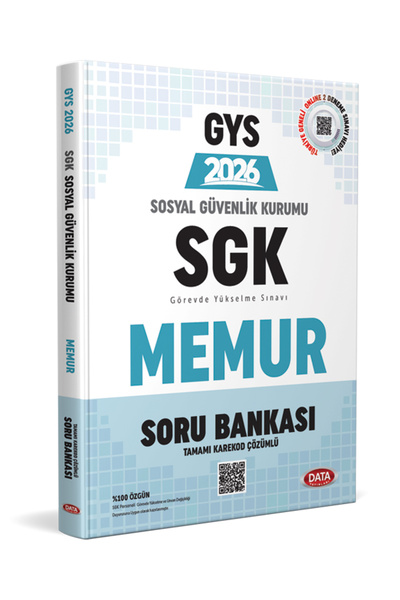 Data Yayınları 2026 GYS SGK Memur Soru Bankası Görevde Yükselme