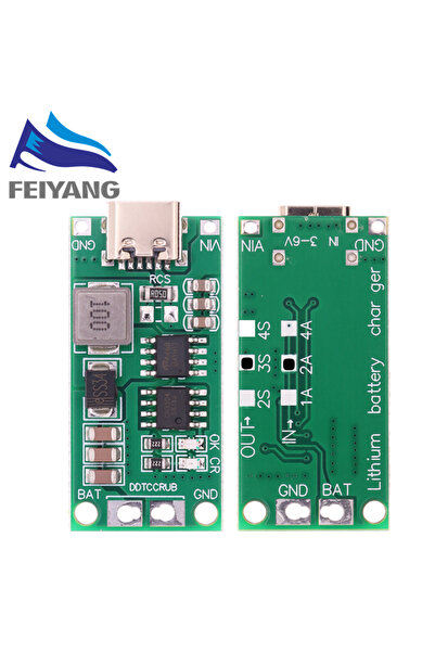 Choice6 3S 2A Lithium Battery 2S 3S 4S Multi-cell to 8.4V 12.6V 16.8V Type-c ...