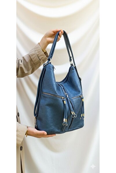 çantamgelsin Rucsac și geantă de umăr pentru femei, din piele moale, cu mai multe compartimente, de dimensiuni mari (41x33 cm)