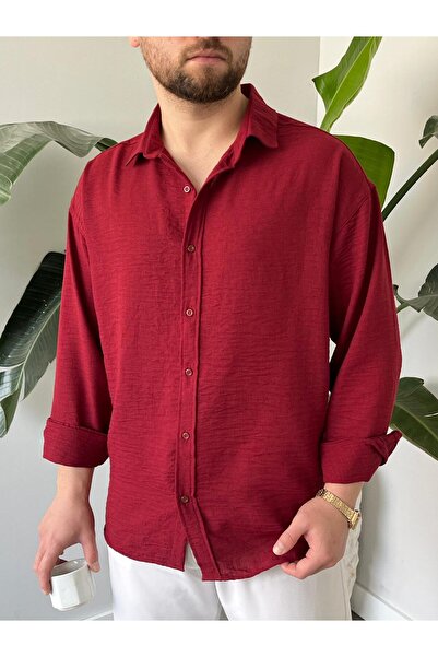 Quik-max Keten Oversize Gömlek