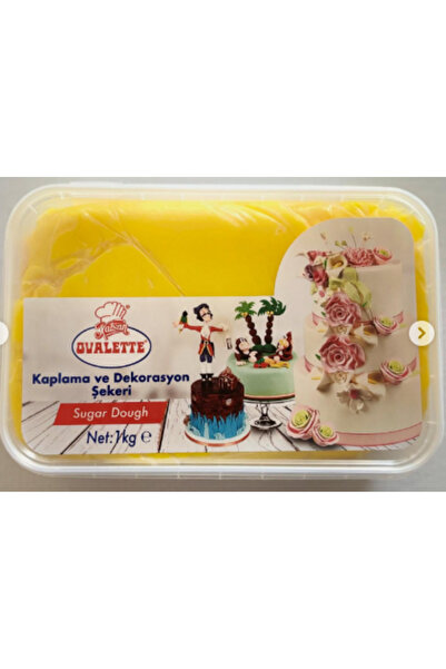 ovalette ŞEKER HAMURU 1KG SARI