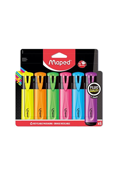 Maped قلم تمييز ASSOR COL X6