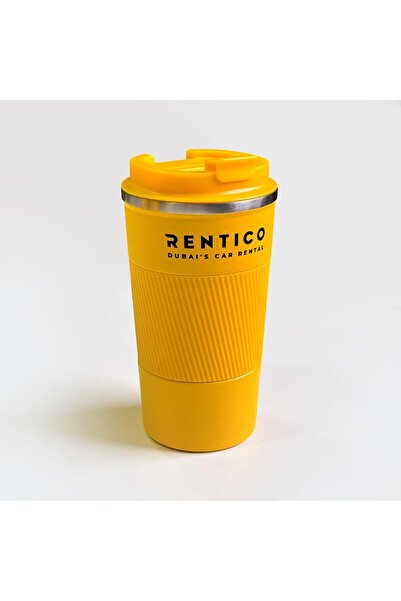 RENTICO كوب سفر من الفولاذ المقاوم للصدأ - هدية تذكارية لتأجير السيارات في دب...