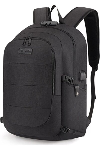 Tzowla Laptop Travel Backpack – Water-Resistant Anti-Theft, Fits 15.6–17.3-inch