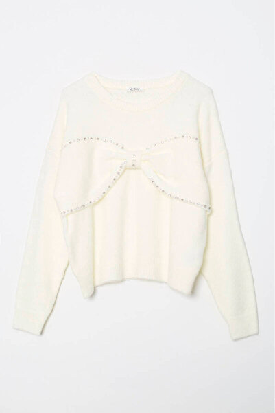 Robin Fiyonk Taş Detaylı Triko