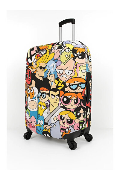 Trink Çanta Kumaş Valiz Kılıfı Ve Bavul Kılıfı (135-Çizgi Karakter ) Kabin Kabin