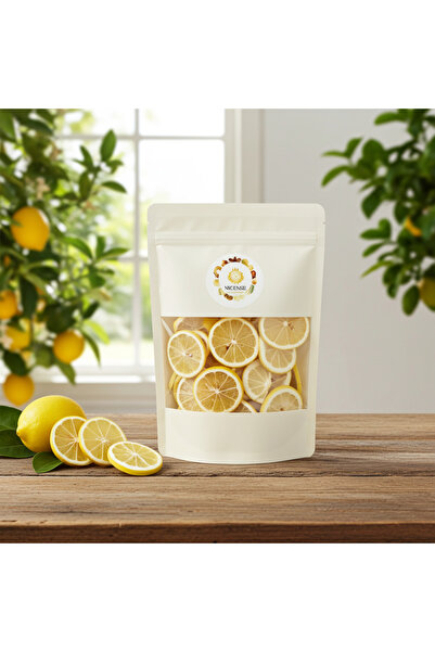 nicense شرائح الليمون المجففة بالتجميد (250 جرام) - حمضيات طبيعية 100%