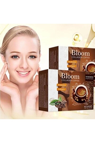 Bloom قهوة الكولاجين العضوية لتنحيف الجسم - عبوة من 3 علب (30 كيسًا)