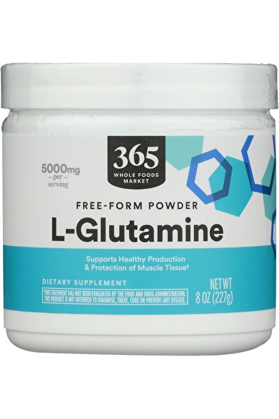 365 by Whole Foods Market مسحوق إل-جلوتامين الخالي من الغلوتامين من هول فودز ماركت، ٨ أونصة
