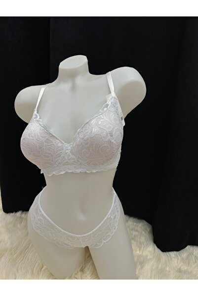 Anıl Bra Set Bottom Top Underwear Set Bralet Set Lace Underwear Set