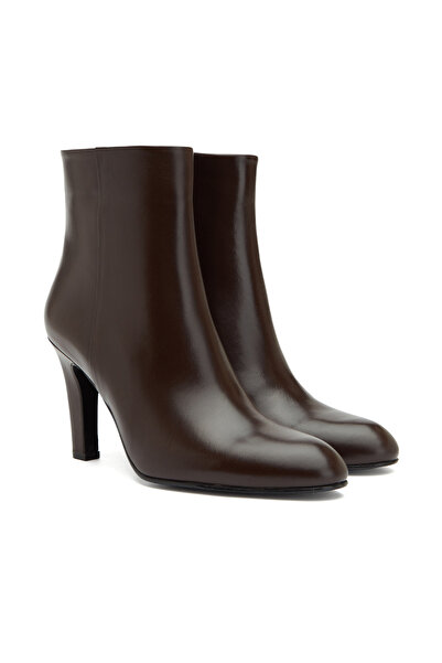 George Hogg Kahverengi Kadın Topuklu Deri Bot