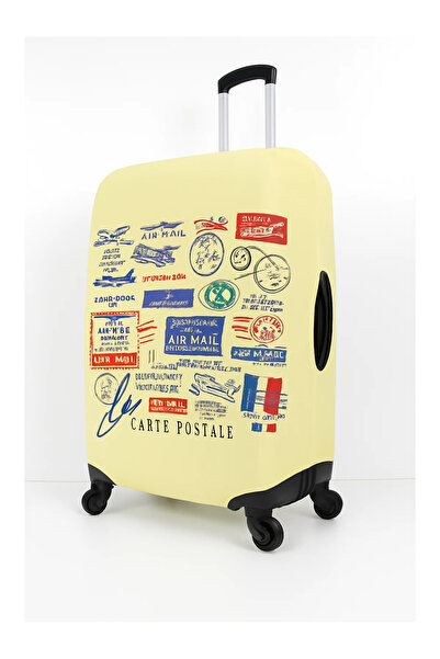 Trink Çanta Fabric Suitcase Cover and Luggage Cover (26-Multi Air) Cabin Cabin