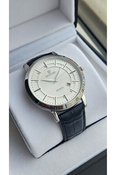 Raymond Rym-4735 Quartz Classic Men's Wristwatch - 2 Years Warranty Silver-Black-White