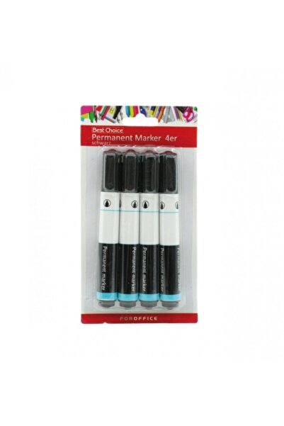 G Golden Case Set de papetărie 4 buc - Markere permanente negre TopWrite, vâr...