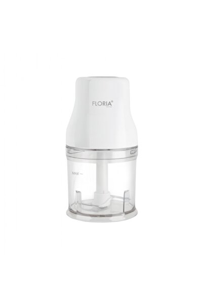 Floria ZLN 3042 Mini Chopper – 200 W, 500 ml Bowl, Stainless Steel Blades, St...
