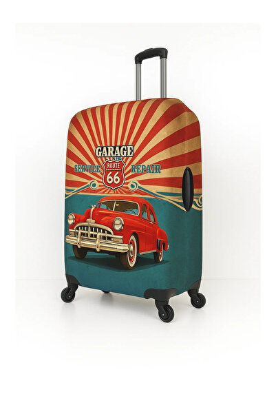 Trink Çanta Husă pentru valiză din material textil și husă pentru valiză (0-Route 66) Cabină