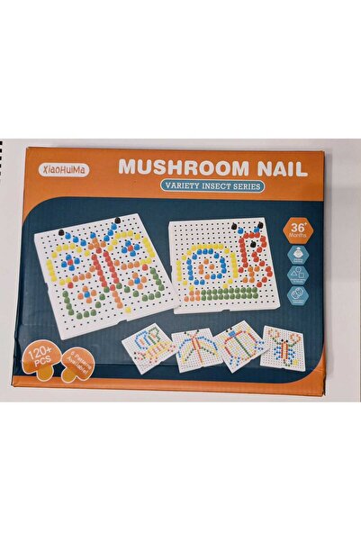 Mushroom Set of 6 interactive mosaic tablets 120 pcs