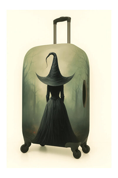 Trink Çanta Fabric Suitcase Cover and Luggage Cover (125-Witch) Cabin Cabin