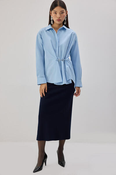 Touché Privé Poplin Shirt with Metal Accessories