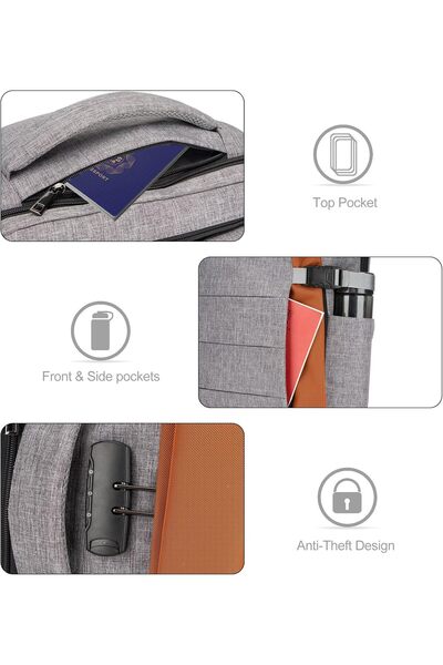 Tzowla Travel Laptop Backpack for Men & Women, 40L, Flight Approved