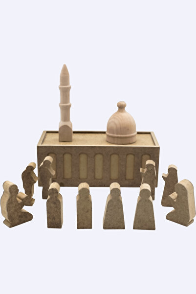 na neşeli ahşap DES34 Değerler eğitimi serisi Ahşap NEBEVİ boyanabilir İslami...